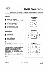 DataSheet TSV991 pdf